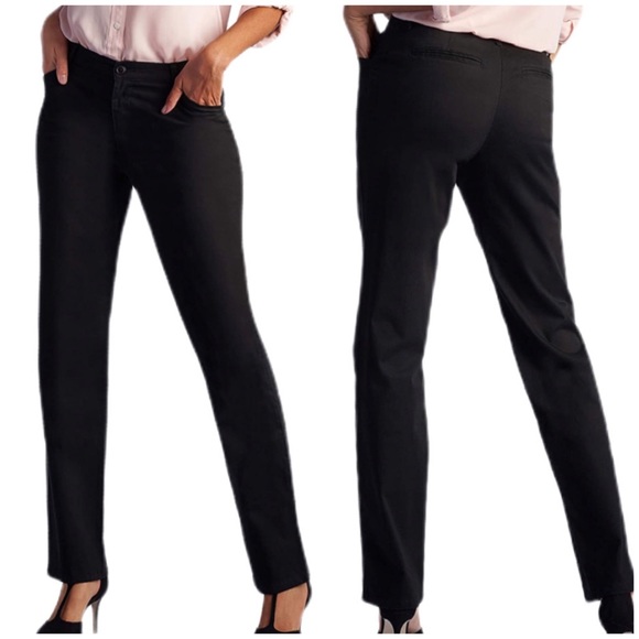 Lee Pants - 🌹*NWT*LEE Women's Relaxed Fit All Day Straight Leg Black Pants